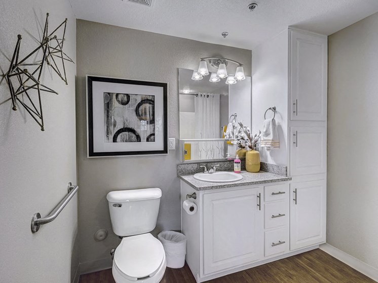 Bathroom at Prescott Lakes Apartments in Prescott, AZ